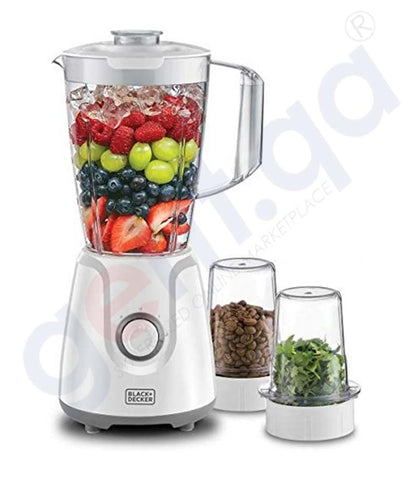 BUY BLACK+DECKER 400W BLENDER WITH 2 GRINDER BX4000-B5 IN QATAR | HOME DELIVERY WITH COD ON ALL ORDERS ALL OVER QATAR FROM GETIT.QA