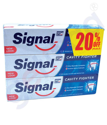 Buy Signal Toothpaste 100ml Cavity FighterX3pcs Doha Qatar