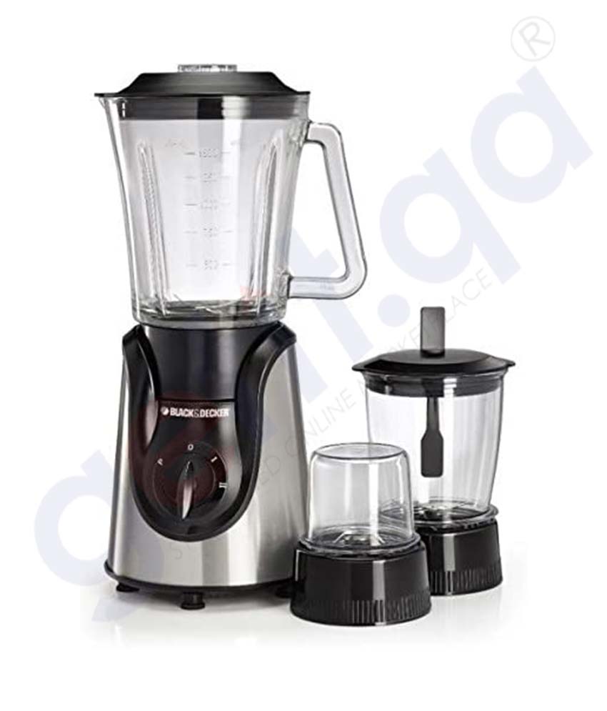 GETIT.QA BUY BLACK DECKER 600W GLASS BLENDER BX600G B5 IN QATAR