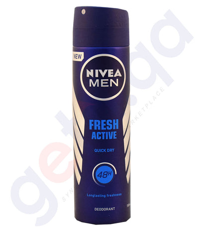 Buy Nivea Men Fresh Active Quick Deodorant in Doha Qatar