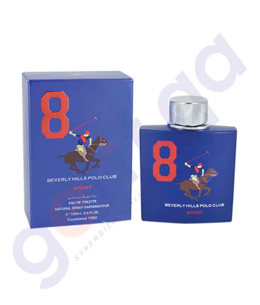 BEVERLY HILLS POLO CLUB EIGHT EDT FOR MEN 100ML