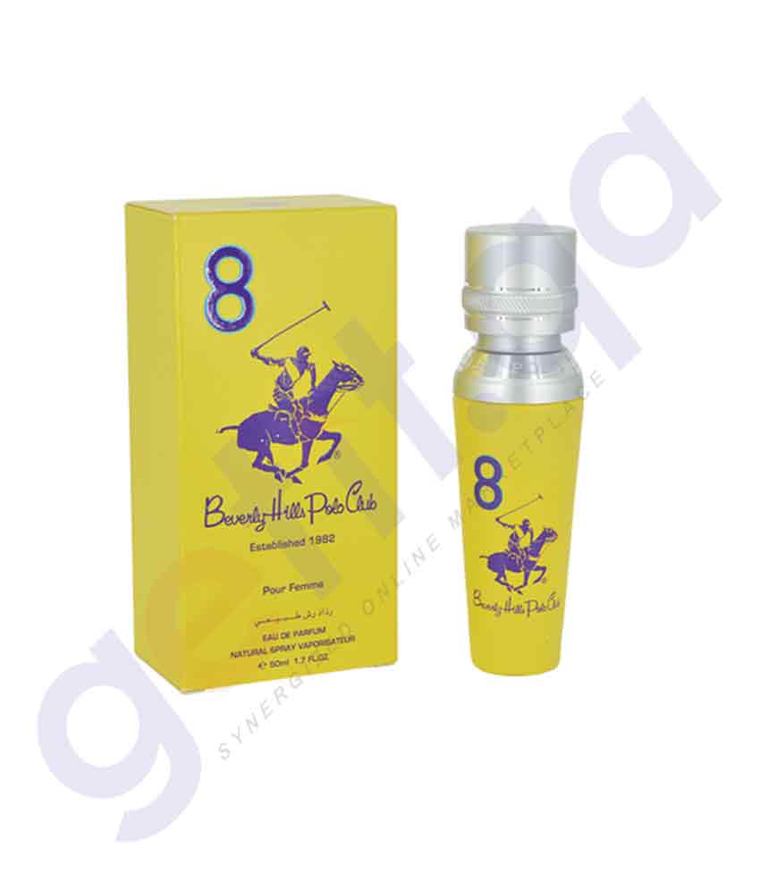 BEVERLY HILLS POLO CLUB EIGHT EDT FOR WOMEN 50ML