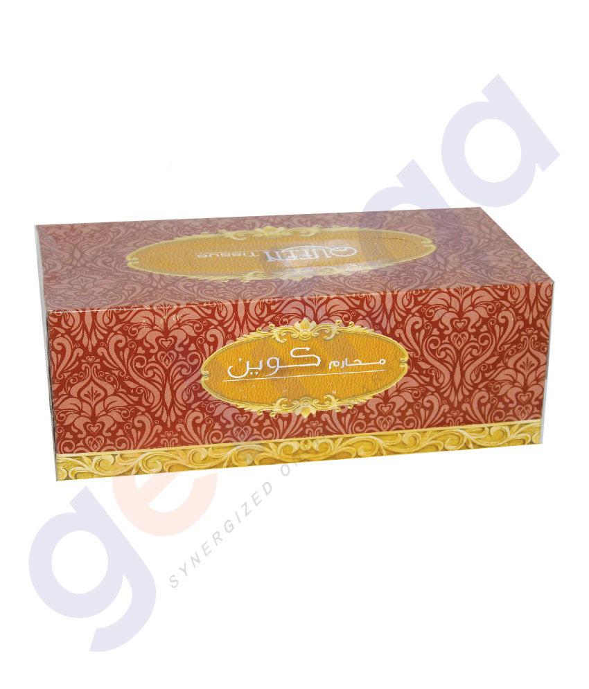 Shop Queen Facial Tissue 150 Sheets- 2Ply 1 Piece/ 5 Piece Pack Online in Doha Qatar