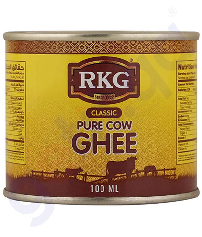 BUY RKG PURE GHEE - TIN 100 ML  IN QATAR | HOME DELIVERY WITH COD ON ALL ORDERS ALL OVER QATAR FROM GETIT.QA