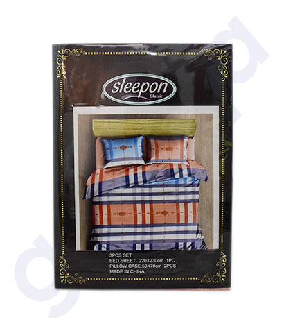 Buy Sleepon Bed Sheet Double Book Pack 3 Online Doha Qatar