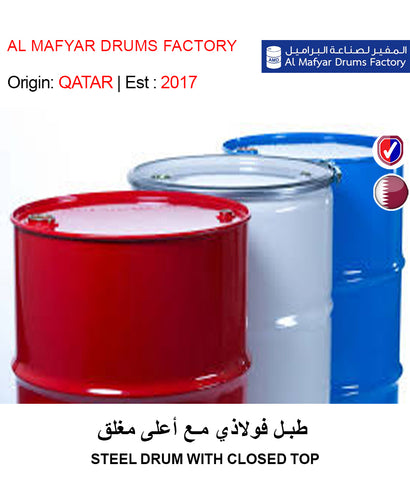 BUY STEEL DRUM MANUFACTURER WITH CLOSED TOP IN QATAR | HOME DELIVERY WITH COD ON ALL ORDERS ALL OVER QATAR FROM GETIT.QA