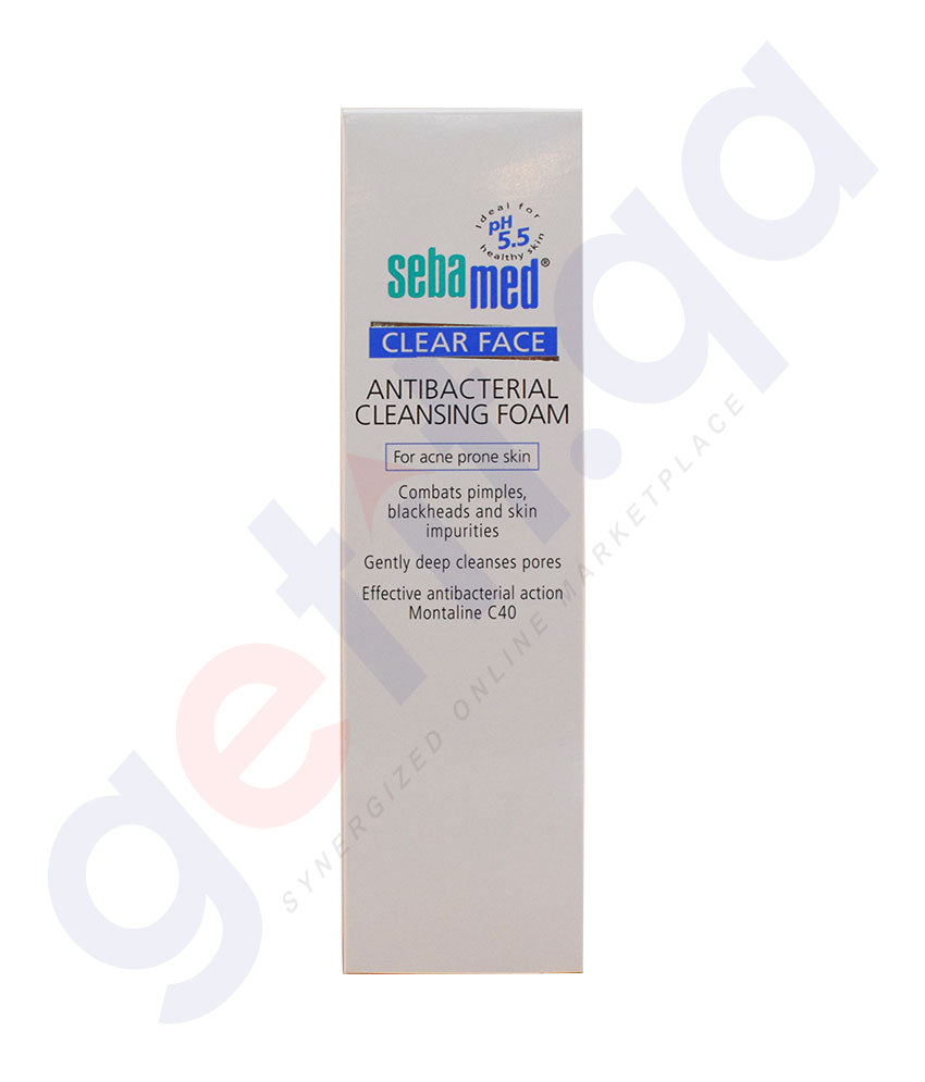Buy Sebamed Clearface Anti-Bacterial foam in Doha Qatar