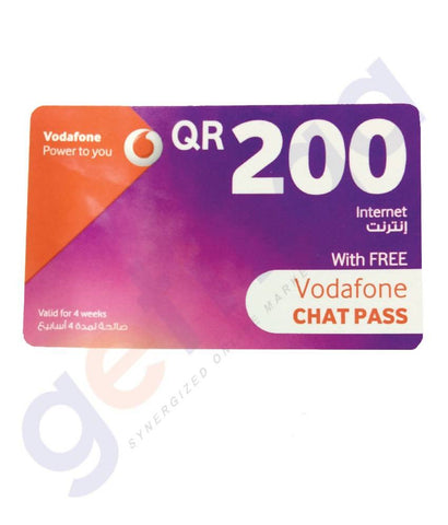SHOP FOR VODAFONE INTERNET CARD 200 ONLINE IN QATAR