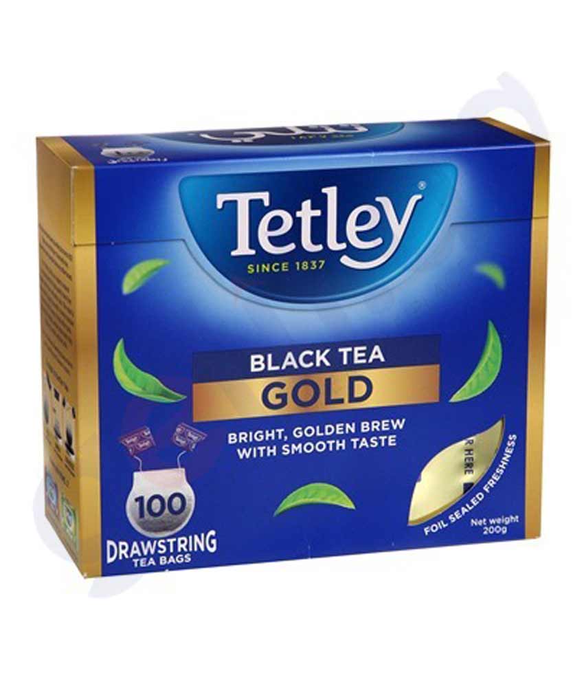 BUY Tetley-Golden-Black-Tea-100-bag IN QATAR | HOME DELIVERY WITH COD ON ALL ORDERS ALL OVER QATAR FROM GETIT.QA