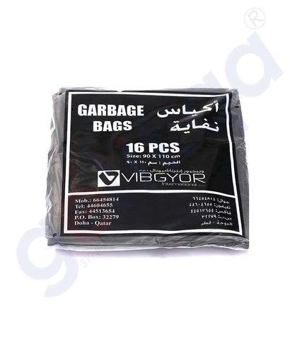 Buy Vibgyor Garbage Bag 90x110cm 3x16pcs Online Doha Qatar