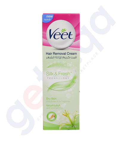 BUY VEET HAIR REMOVAL CREAM DRY SKIN 100GM IN QATAR | HOME DELIVERY WITH COD ON ALL ORDERS ALL OVER QATAR FROM GETIT.QA