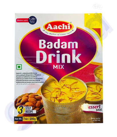 BUY AACHI BADAM DRINK MIX 200GM IN QATAR | HOME DELIVERY WITH COD ON ALL ORDERS ALL OVER QATAR FROM GETIT.QA
