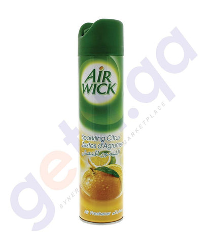 BUY AIR WICK 300 ML AIR FRESHENER SPARKLING CITRUS IN QATAR | HOME DELIVERY WITH COD ON ALL ORDERS ALL OVER QATAR FROM GETIT.QA