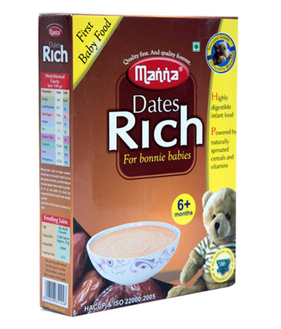 BABY FOOD - MANNA DATES RICH FOR BABIES 400GM