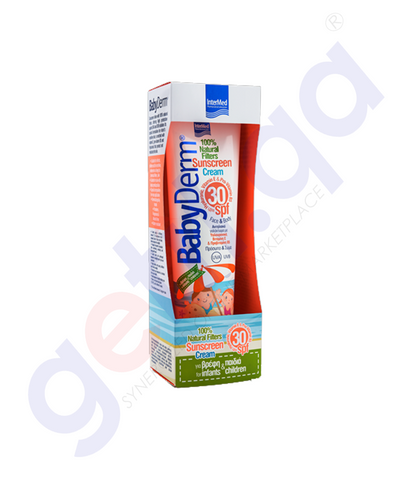 BUY INTERMED BABYDERM SUNSCREEN 300ML IN QATAR | HOME DELIVERY WITH COD ON ALL ORDERS ALL OVER QATAR FROM GETIT.QA