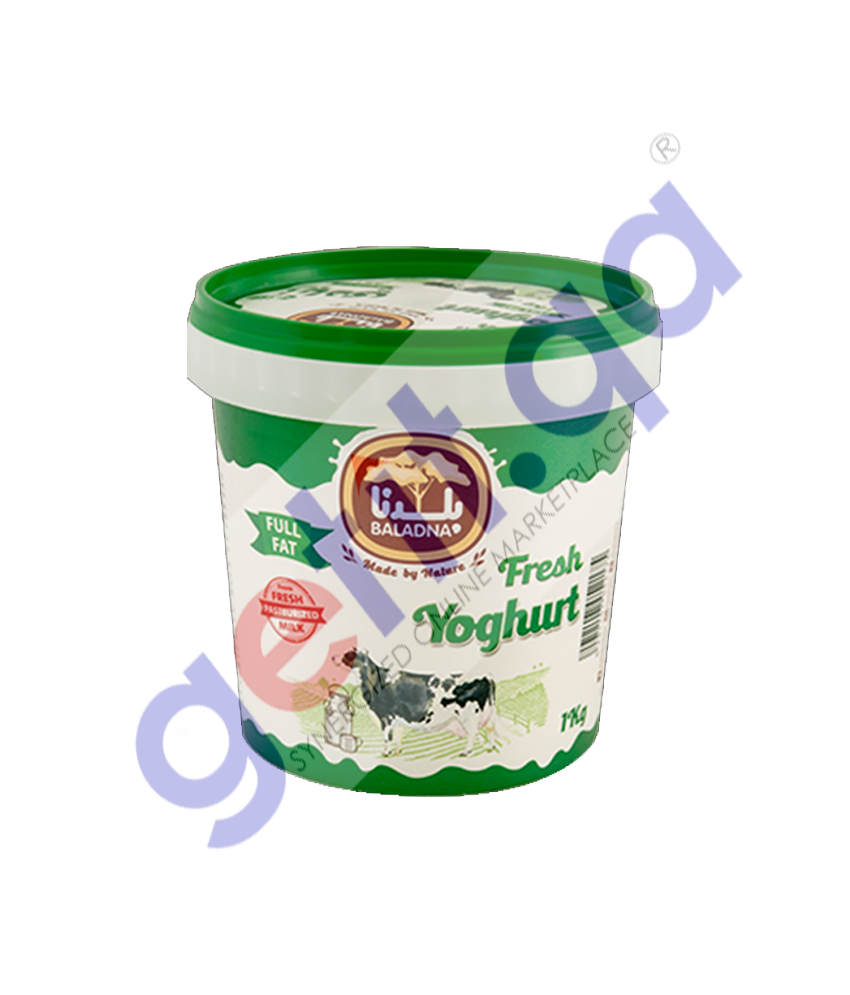 BUY BALADNA YOGHURT FULL-FAT 1KG IN QATAR | HOME DELIVERY WITH COD ON ALL ORDERS ALL OVER QATAR FROM GETIT.QA