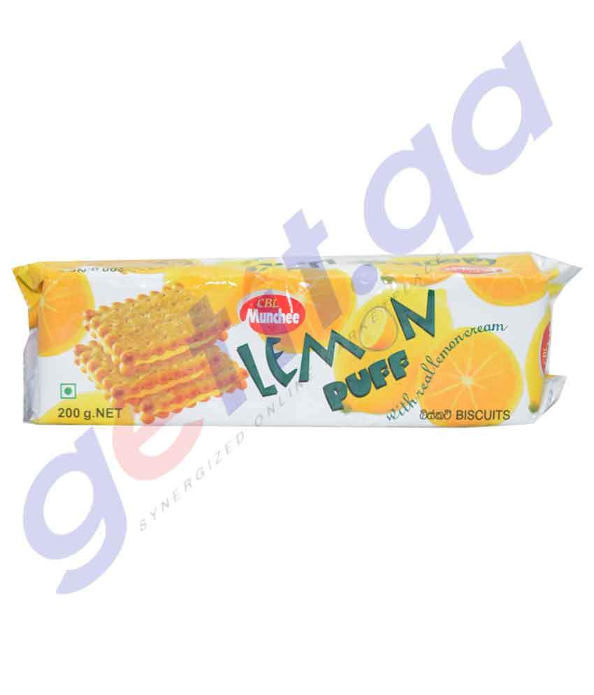 BUY MUNCHEE LEMON PUFF IN QATAR | HOME DELIVERY WITH COD ON ALL ORDERS ALL OVER QATAR FROM GETIT.QA