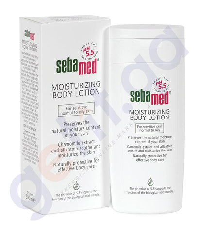 BUY SEBAMED MOISTURIZING BODY LOTION 200ML IN QATAR | HOME DELIVERY WITH COD ON ALL ORDERS ALL OVER QATAR FROM GETIT.QA