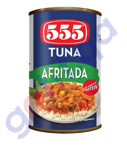 BUY 555 TUNA AFRITADA 155GM IN QATAR | HOME DELIVERY WITH COD ON ALL ORDERS ALL OVER QATAR FROM GETIT.QA