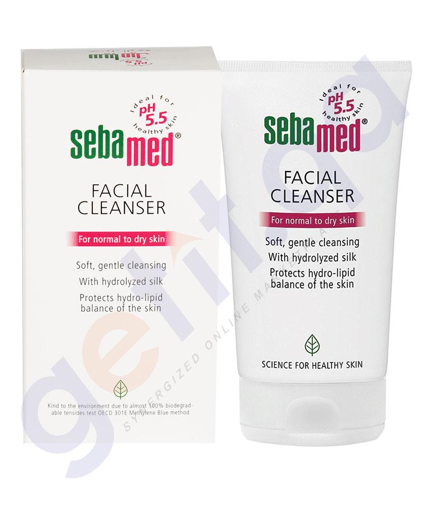 BUY SEBAMED FACIAL CLEANSER NORMAL SKIN 150ML IN QATAR | HOME DELIVERY WITH COD ON ALL ORDERS ALL OVER QATAR FROM GETIT.QA