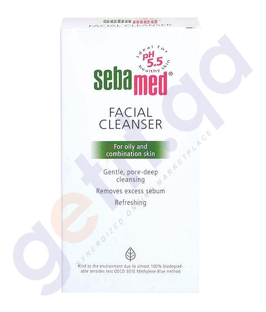 BUY SEBAMED FACIAL CLEANSER OILY SKIN 150ML IN QATAR | HOME DELIVERY WITH COD ON ALL ORDERS ALL OVER QATAR FROM GETIT.QA
