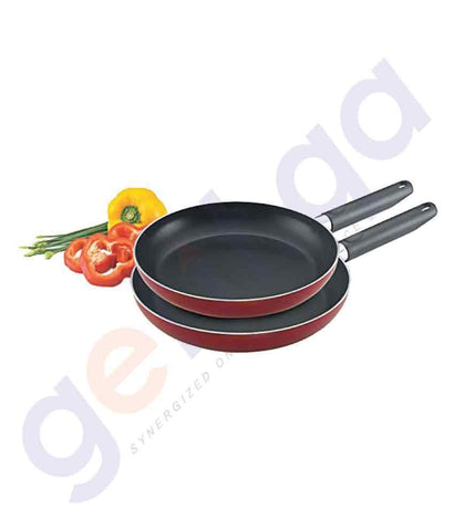 BUY PRESTIGE 24CM + 28CM FRY PAN SET - 20961 IN QATAR | HOME DELIVERY WITH COD ON ALL ORDERS ALL OVER QATAR FROM GETIT.QA
