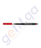 Drawing And Modelling Items - MULTIMARK PERMANENT FINE RED ONE PACKET BY FABER CASTELL