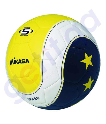 BUY MIKASA FOOT BALL SX450/SS50 SY LEATHER   IN QATAR | HOME DELIVERY WITH COD ON ALL ORDERS ALL OVER QATAR FROM GETIT.QA