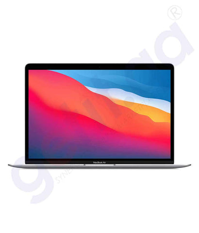 Get 13-inch MacBook Air: Apple M1 chip with 8-core CPU and 8-core GPU, 512GB - Silver exclusively at Getit.qa. Home delivery available