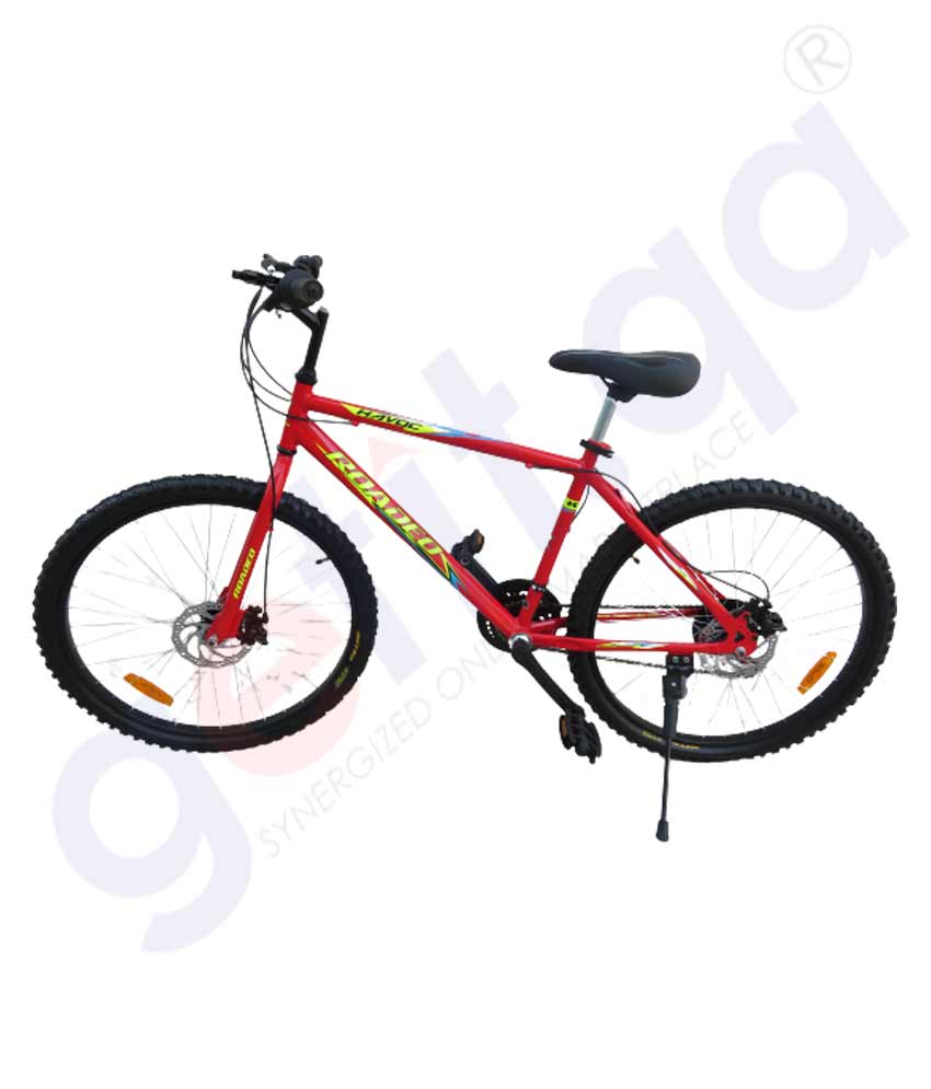 Buy Roadeo Dual Disc Bicycle Havoc 26 18SPD Red in Doha Qatar