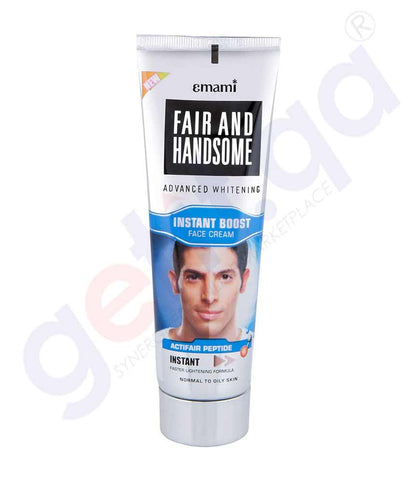 BUY EMAMI FAIR & HANDSOME INSTANT BOOST FACE CREAM 50 ML IN QATAR | HOME DELIVERY WITH COD ON ALL ORDERS ALL OVER QATAR FROM GETIT.QA