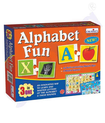 Buy Alphabet Fun - 3 in 1 Game CE01015 Online Doha Qatar