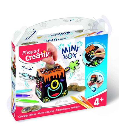 BUY MAPED CREATIV MINI BOX VELVET COLOURING MD-907013 IN QATAR | HOME DELIVERY WITH COD ON ALL ORDERS ALL OVER QATAR FROM GETIT.QA