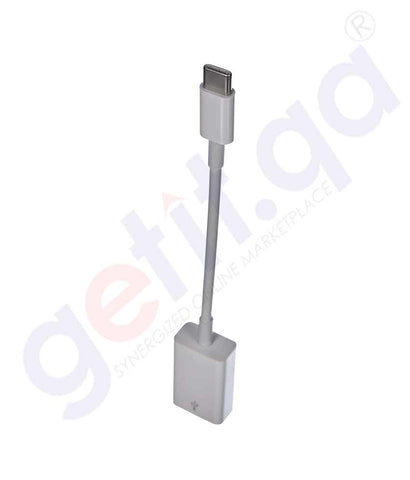 BUY APPLE USB-C TO USB ADAPTER MJ1M2ZM/A IN QATAR | HOME DELIVERY WITH COD ON ALL ORDERS ALL OVER QATAR FROM GETIT.QA