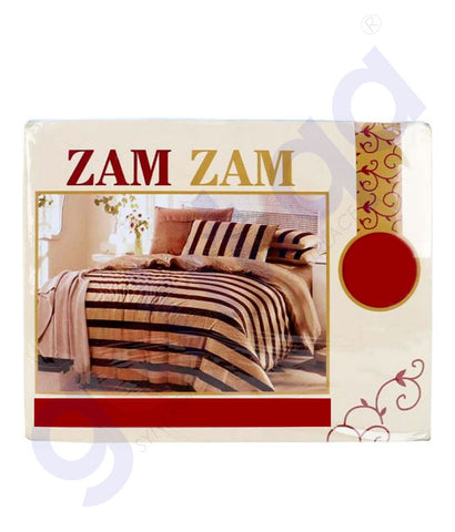 BUY BED SHEET SINGLE AND PILLOWCASE 130TC  POLYCOTTON SIZE 150CMX230CM - MADE IN PAKISTAN IN QATAR | HOME DELIVERY WITH COD ON ALL ORDERS ALL OVER QATAR FROM GETIT.QA  