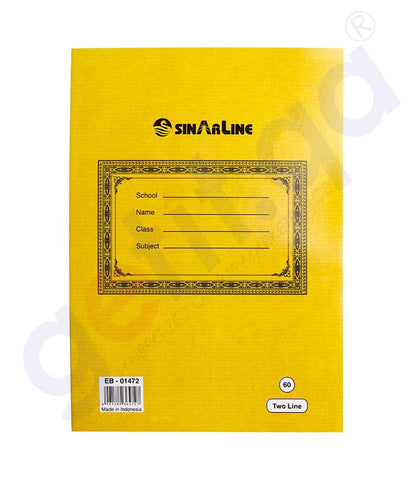 Buy Sinarline Note Book EB-01472 Price Online in Doha Qatar