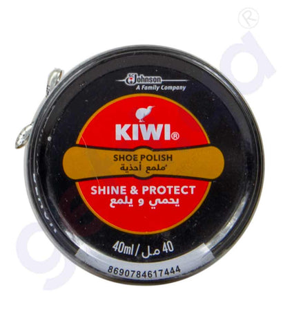 Buy Kiwi Shoe Polish Black 40ml Price Online in Doha Qatar