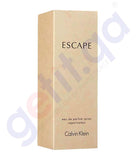 BUY CALVIN KLEIN ESCAPE L EDP 100ML IN QATAR | HOME DELIVERY WITH COD ON ALL ORDERS ALL OVER QATAR FROM GETIT.QA