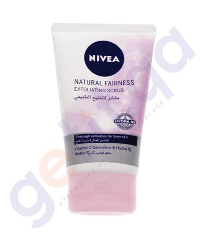 FACE SCRUB - NIVEA NATURAL FAIRNESS EXFOLIATING FACIAL SCRUB - 100ML