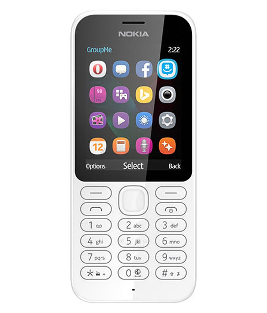 Feature Phones - NOKIA 222 MINI SLIM - WHITE
