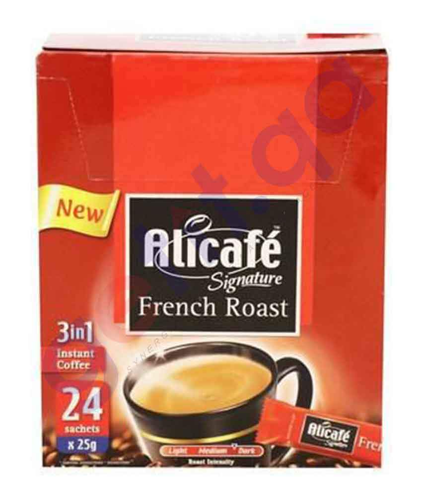 BUY Alicafe Signature French Roast 3 in 1 IN QATAR | HOME DELIVERY WITH COD ON ALL ORDERS ALL OVER QATAR FROM GETIT.QA