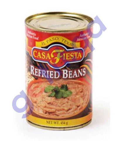 FOOD - CASA FIESTA REFRIED BEANS 454 GM