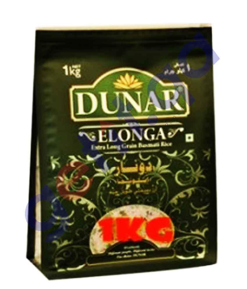 BUY  DUNAR ELONGA XL GRAIN BASMATI RICE 1KG IN QATAR | HOME DELIVERY WITH COD ON ALL ORDERS ALL OVER QATAR FROM GETIT.QA