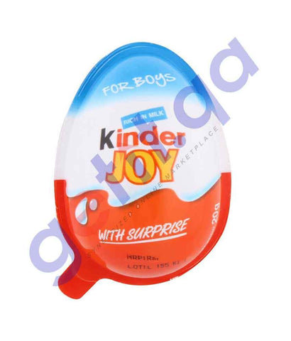 BUY KINDER JOY RICH IN MILK 20gms IN QATAR | HOME DELIVERY WITH COD ON ALL ORDERS ALL OVER QATAR FROM GETIT.QA