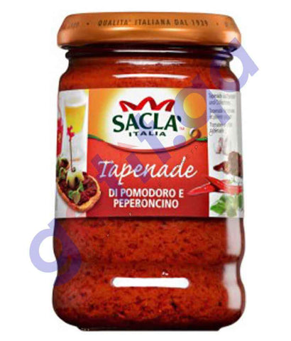 FOOD - SACLA  TAPENADE DI POMODORA E PEPPERONI 190 GM