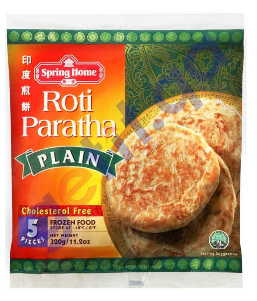 BUY SPRING HOME PLAIN ROTI PARATHA 320GM IN QATAR | HOME DELIVERY WITH COD ON ALL ORDERS ALL OVER QATAR FROM GETIT.QA