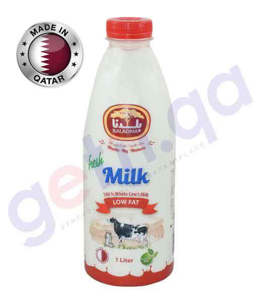 Buy Baladna Low Fat Milk 1ltr Price Online in Doha Qatar