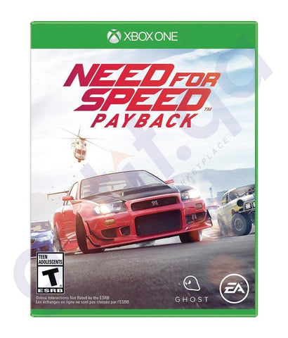 GAMES - NEED FOR SPEED PAYBACK FOR XBOX