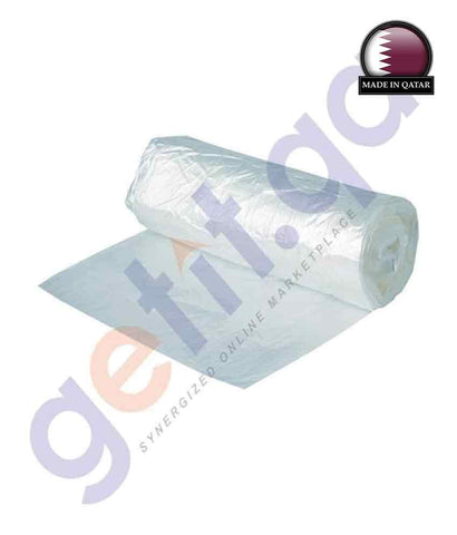 Garbage Bags - GARBAGE BAG (WHITE PLASTIC-50 X 60 CMS) (1 Bundle)