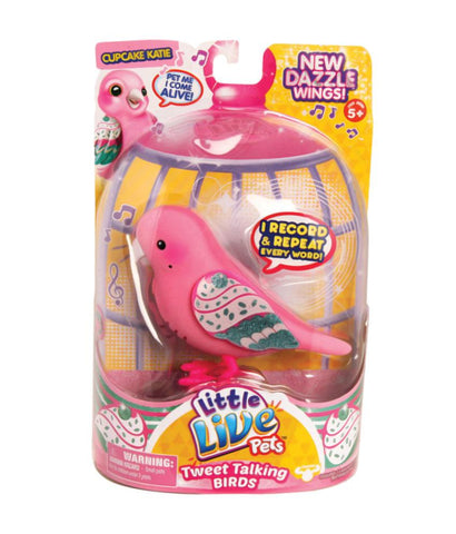 Girls Toys - ROSHA LITTLE LIVE PETS S4 BIRD SINGLE PACK CUPCAKE KATIE - 28227